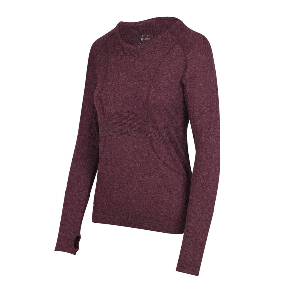 Pickleball AvaLee by Selkirk Fitted Long Sleeve Shirt Gray Sky Heather