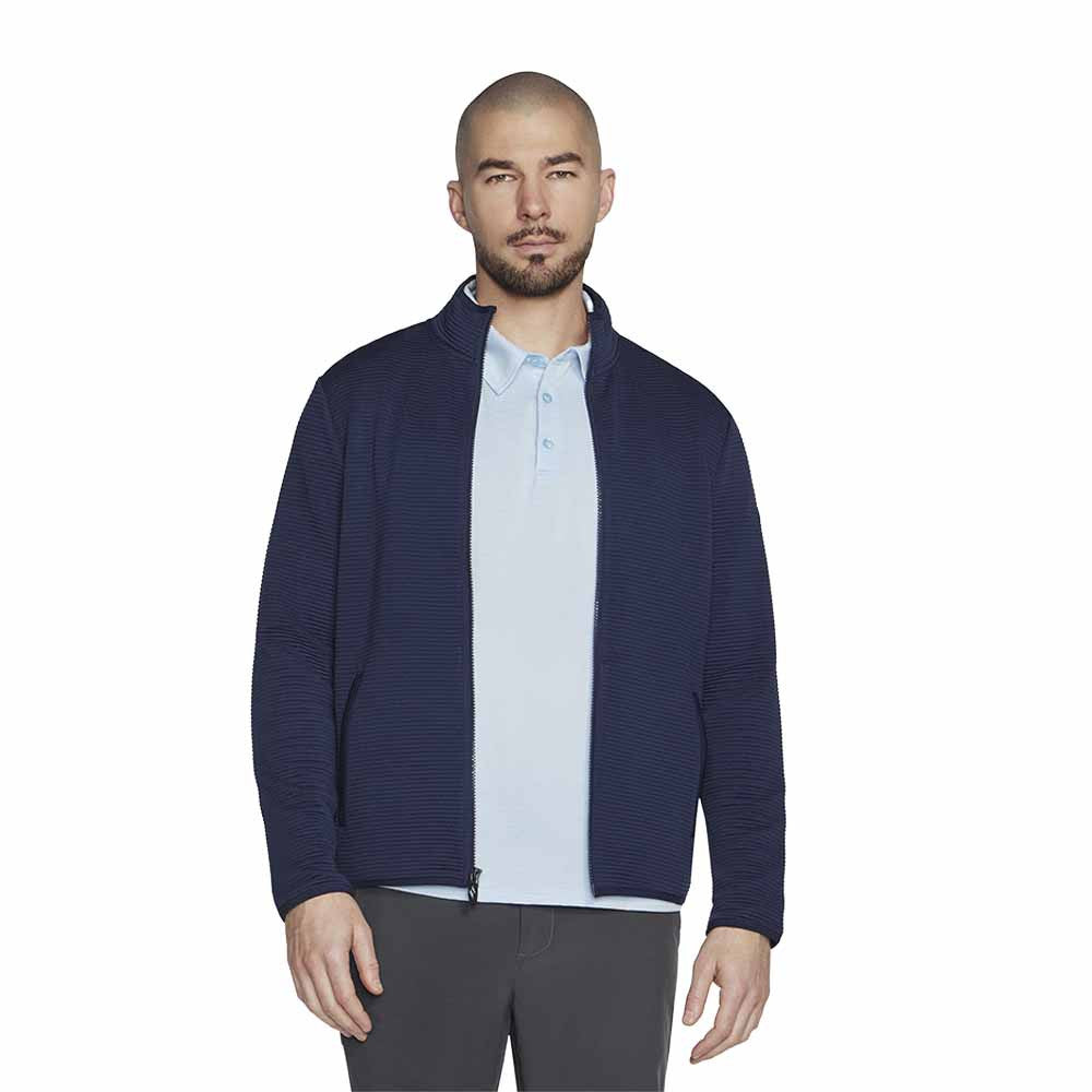 Pickleball Skechers The Hoodless Hoodie Jacket Blue Iris