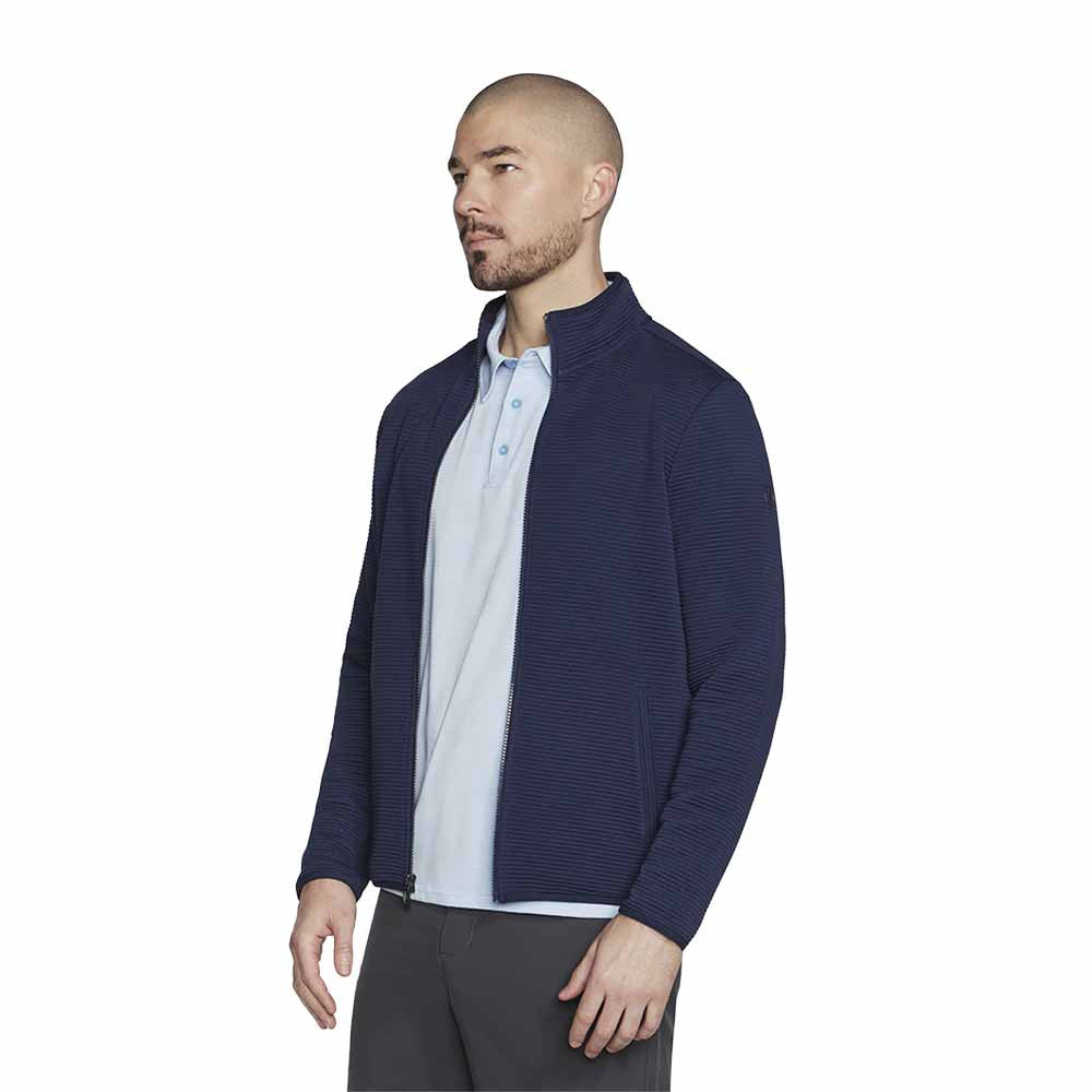 Pickleball Skechers The Hoodless Hoodie Jacket Blue Iris