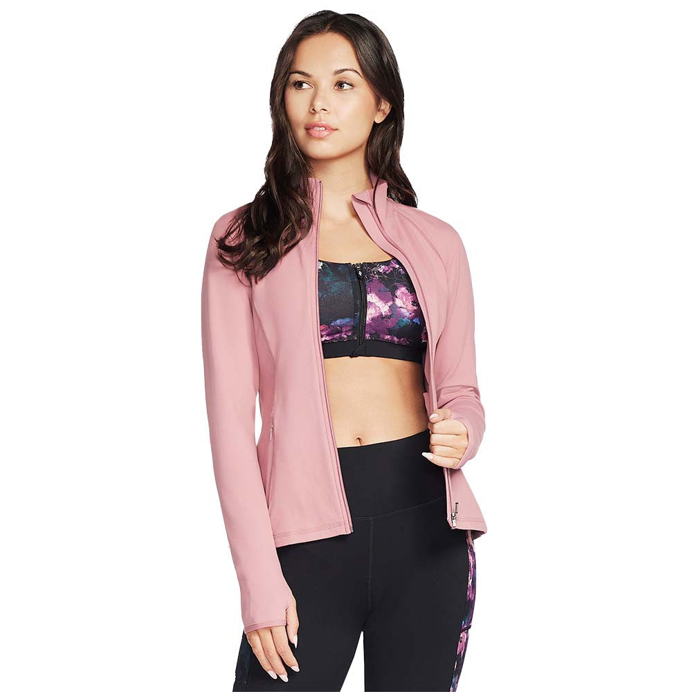 Pickleball Skechers GO WALK Mesh Jacket Asphalt