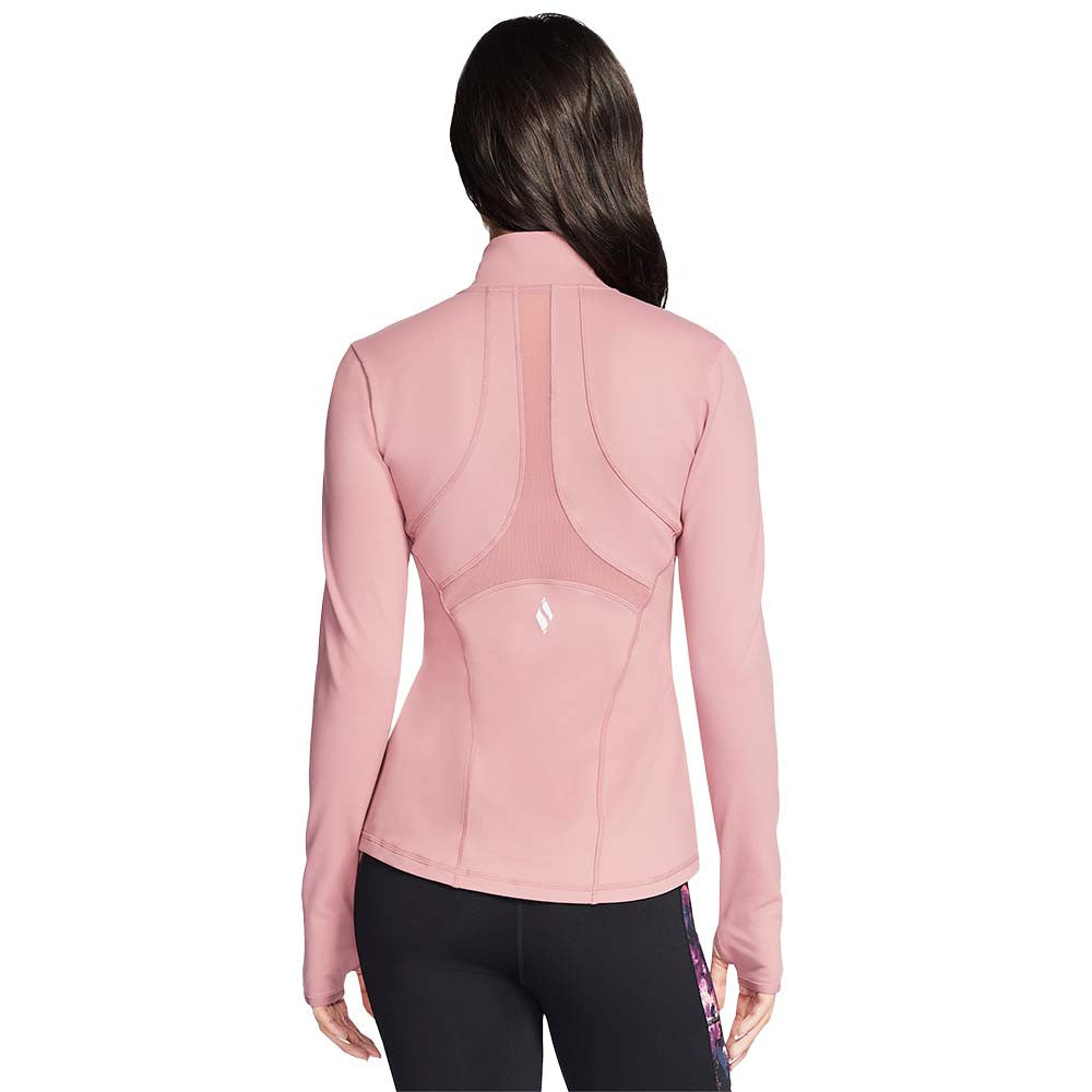 Pickleball Skechers GO WALK Mesh Jacket Asphalt