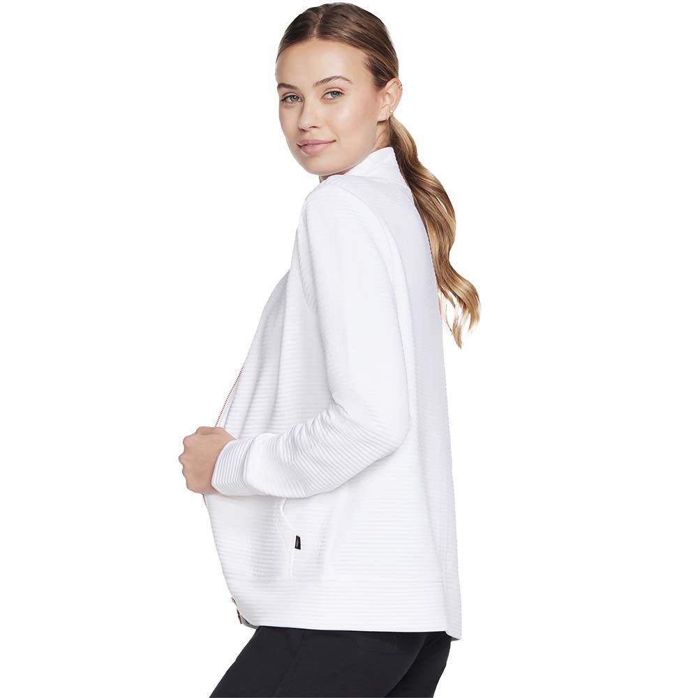 Pickleball Skechers The Hoodless Hoodie GO WALK Everywhere Jacket Bold Black