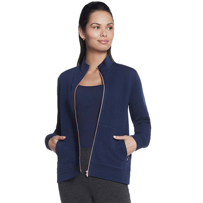 Pickleball Skechers The Hoodless Hoodie GO WALK Everywhere Jacket Bold Black