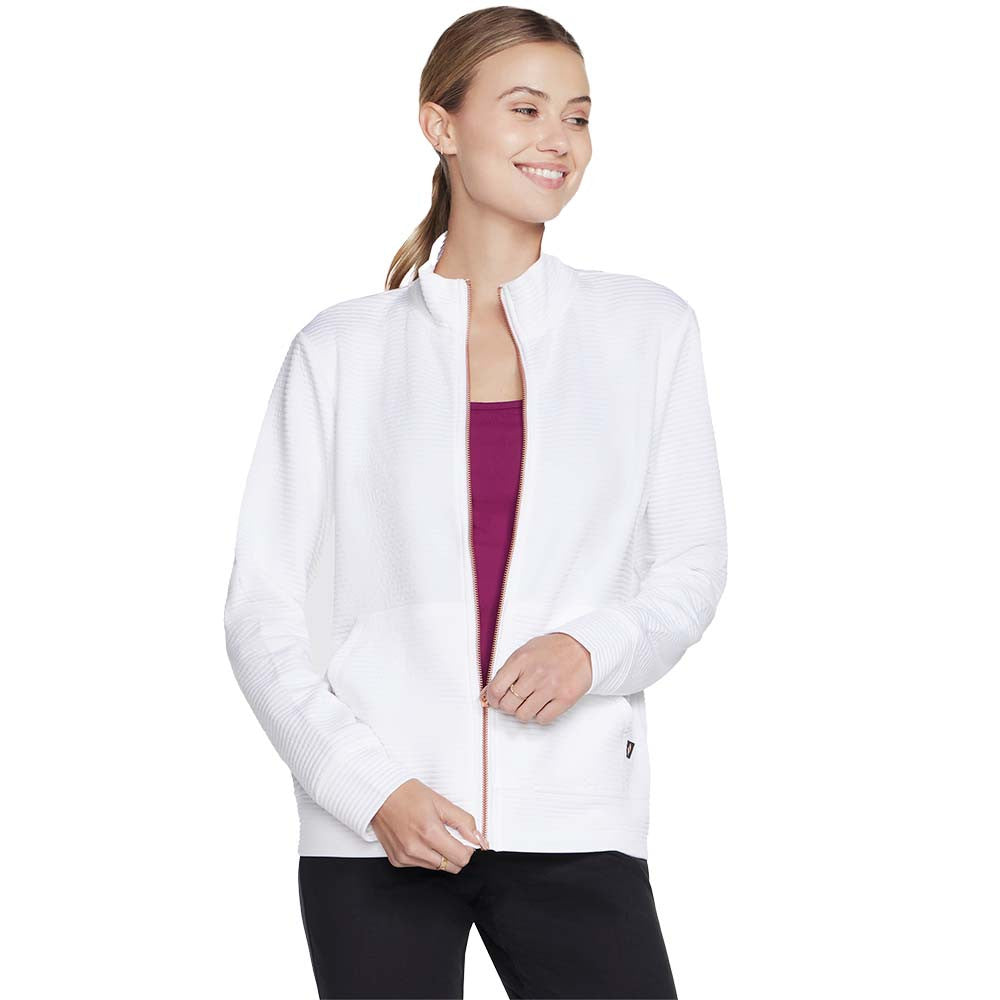 Pickleball Skechers The Hoodless Hoodie GO WALK Everywhere Jacket Bold Black