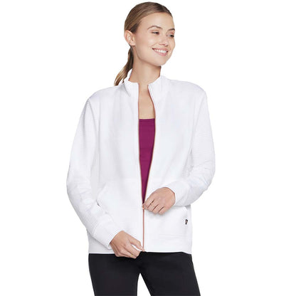 Pickleball Skechers The Hoodless Hoodie GO WALK Everywhere Jacket Bold Black