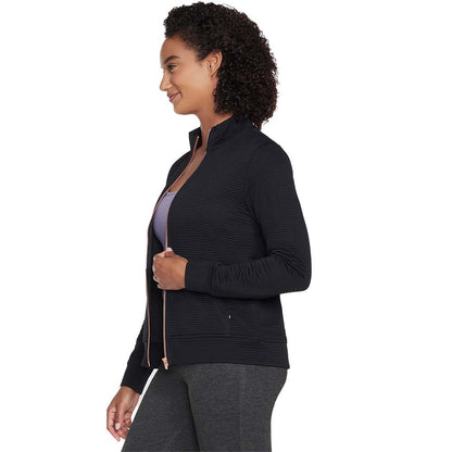 Pickleball Skechers The Hoodless Hoodie GO WALK Everywhere Jacket Bold Black