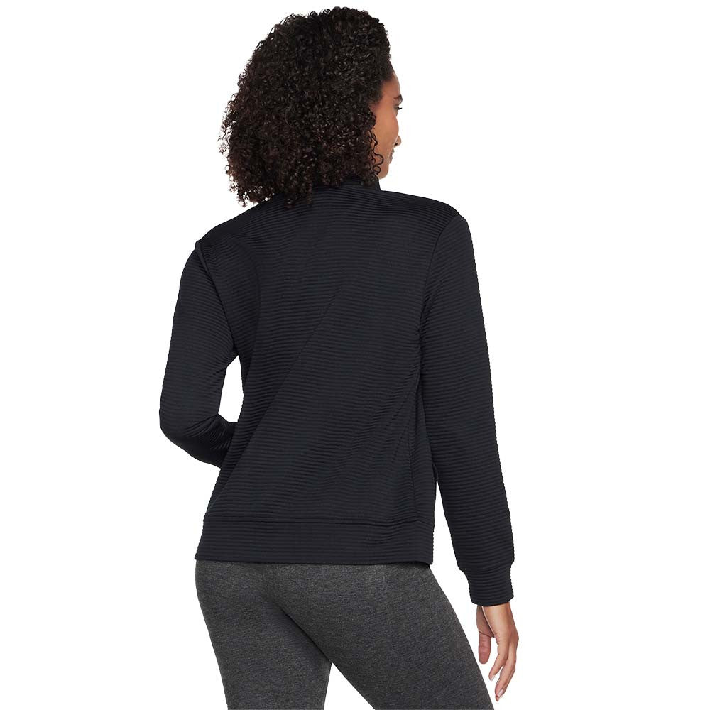 Pickleball Skechers The Hoodless Hoodie GO WALK Everywhere Jacket Bold Black