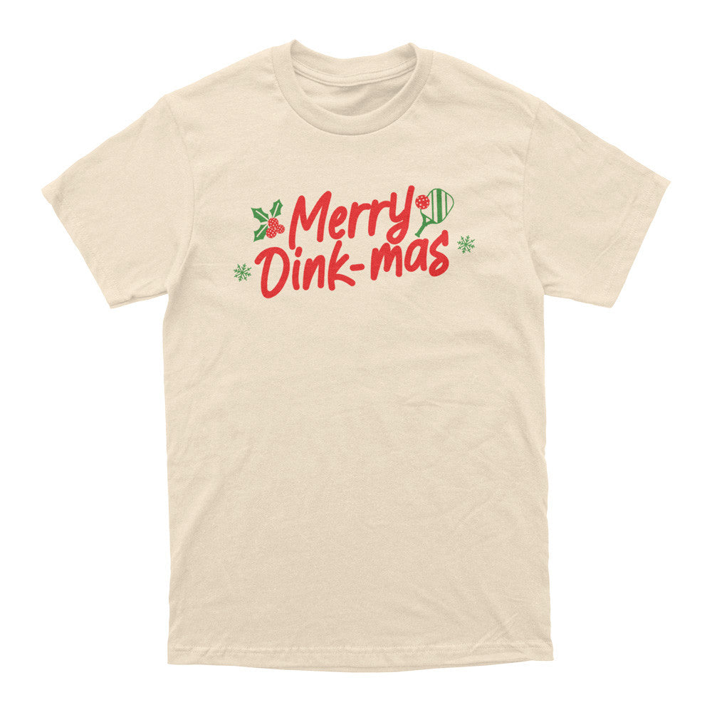 Pickleball Wallflower Merry Dinkmas T-Shirt - Unisex Black