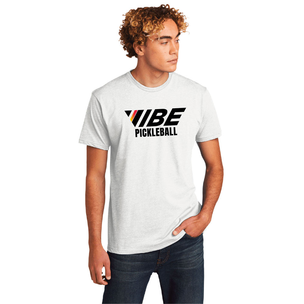 Pickleball VIBE Pickleball Logo White T-Shirt